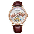 Diamond-embedded Waterproof Mechanical Watch