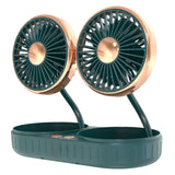 Double-Headed Hose Small Fan Usb Car Interior