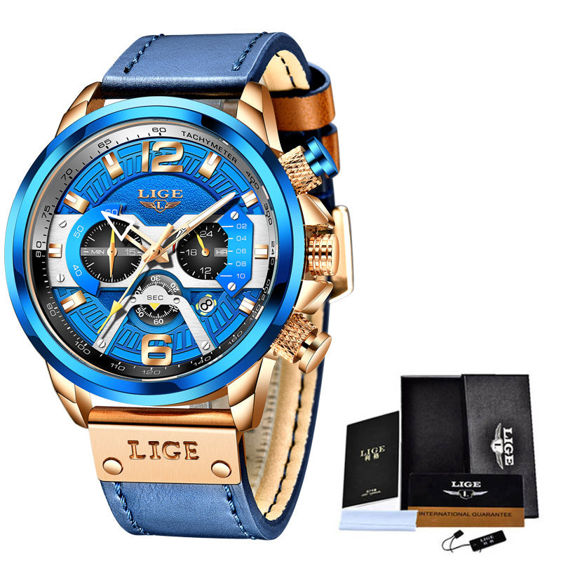 Men Quartz Waterproof Watch