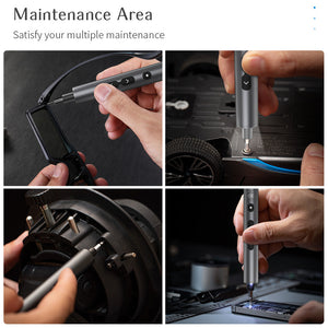 Electric Screwdriver, Rechargeable Household Small Mini Precision Set