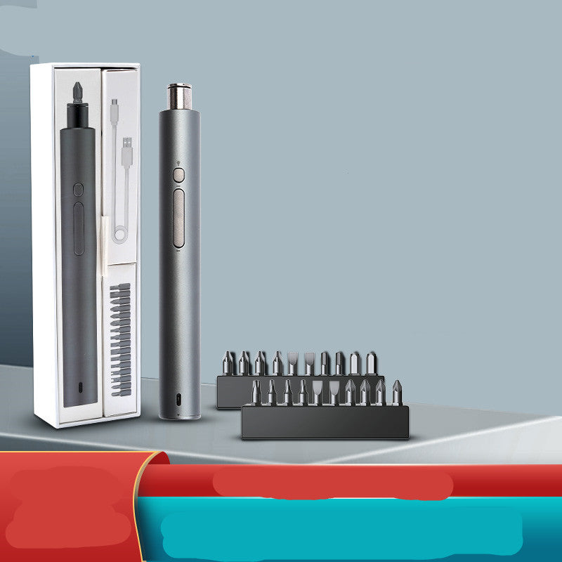 Electric Screwdriver, Rechargeable Household  Small Mini Precision Set