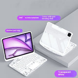 360 Swivel Keyboard Clear Case For IPad