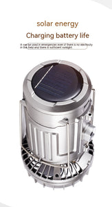 Solar LED portable light outdoor tent USB
