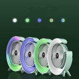 New Bright Night Light Charging Fan