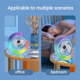 New Bright Night Light Charging Fan
