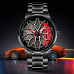 Men Watch With Wheel Hub Design
