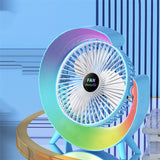 New Bright Night Light Charging Fan