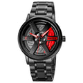 Men Watch With Wheel Hub Design