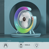 New Bright Night Light Charging Fan