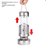 Solar LED portable light outdoor tent USB