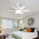 Rgb Living Room Ceiling Fan Lamps Simple Modern Bedroom