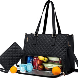 Fashionable Bag Women's Lunch Box Leak-proof Large Capacity Handbag With Purse