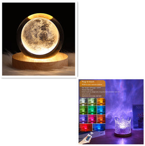 LED Water Ripple Ambient Night Light