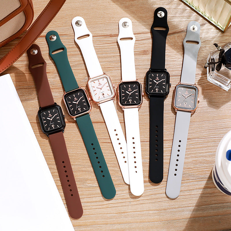 Women's Square Dial Quartz Watch