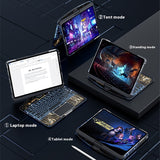 360 Swivel Keyboard Clear Case For IPad