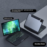 360 Swivel Keyboard Clear Case For IPad