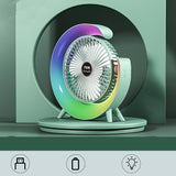 New Bright Night Light Charging Fan